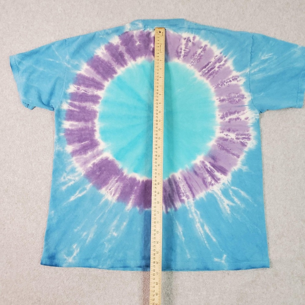 Grateful Dead Shirt Mens XL Blue Purple Tie Dye Fall Tour '89 Liquid Blue Band - Picture 9 of 11